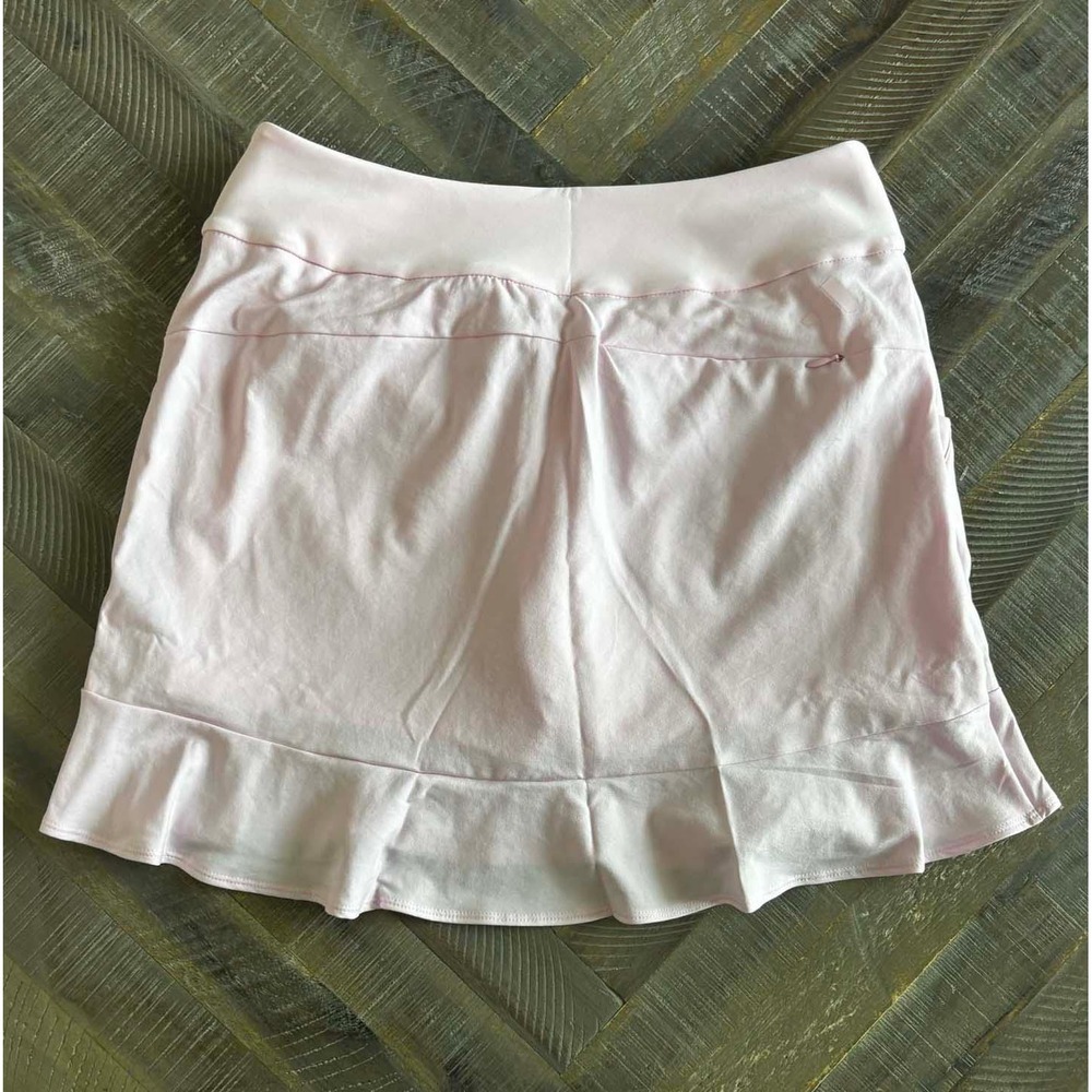 Adidas Women Ultimate Frill Golf Skirt Skort Clear Pink JX9159 Small NWT - Picture 6 of 9